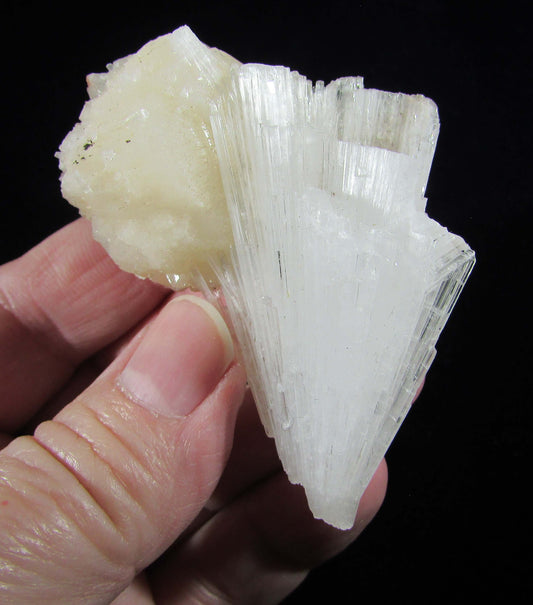 scolecite crystal cluster, natural scolecite, india crystals