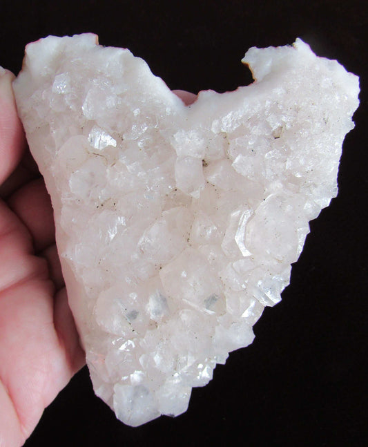 rare pink Apophyllite crystal cluster India