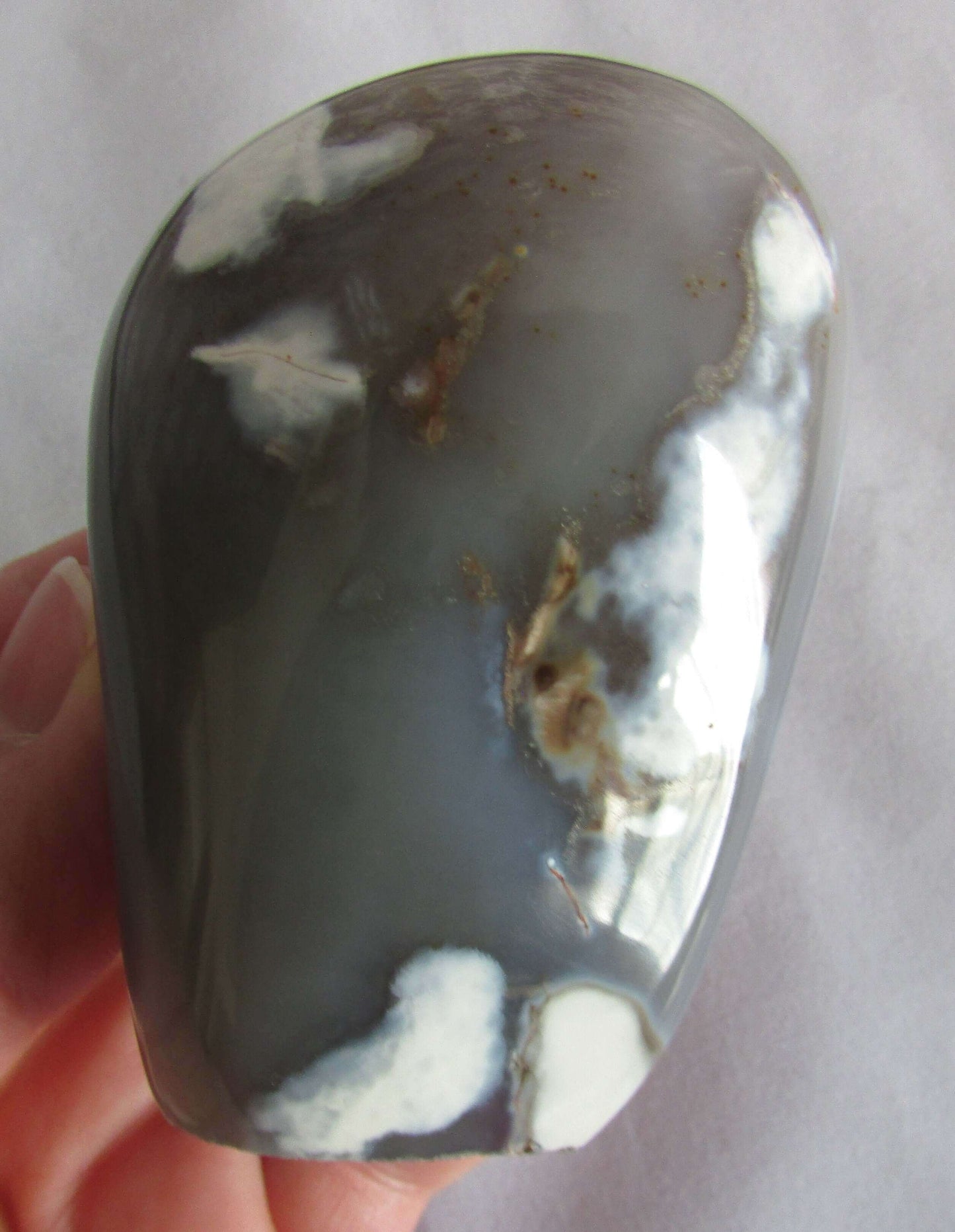 orca agate freeform, genuine agate, madagascar crystals