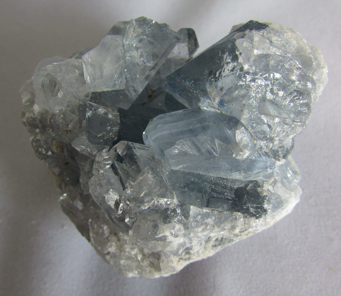 Genuine natural Gemmy Celestite Crystal Geode ethically sourced from Madagascar