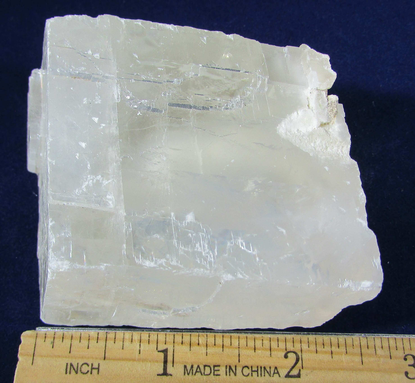 Natural Unpolished Optical Calcite, Ice Calcite from Brazil