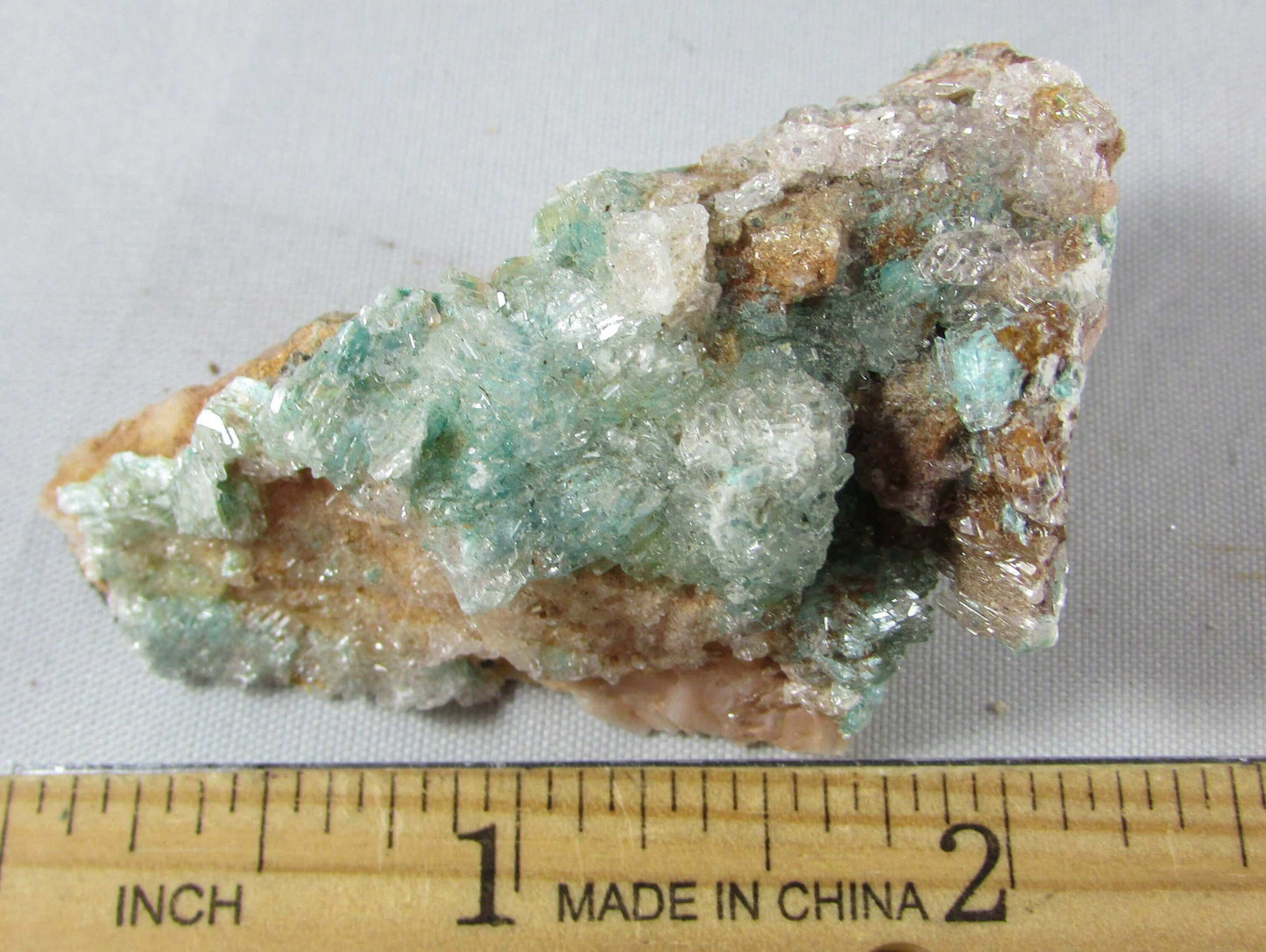 dolomite rosasite rough crystal morocco minerals