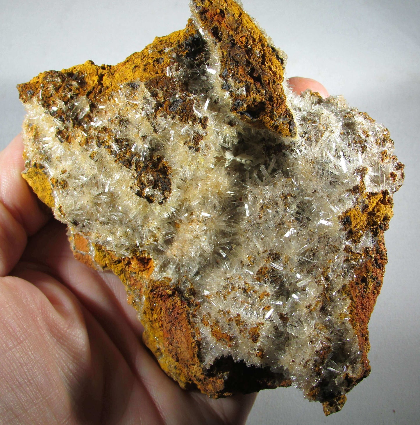 genuine natural Hemimorphite Mimetite Crystal Cluster, Durango Mexico