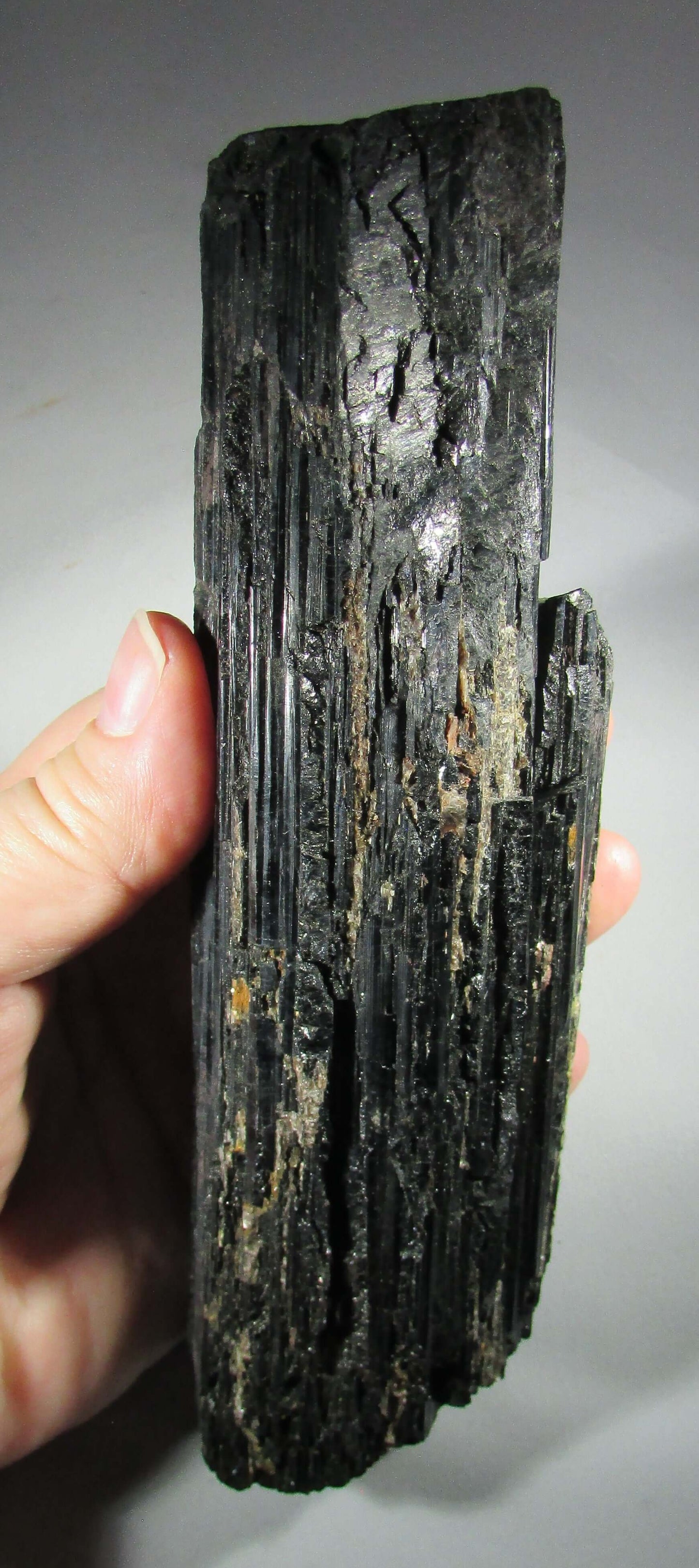 Raw Black Tourmaline Crystals, Rough Tourmaline Stone Brazil