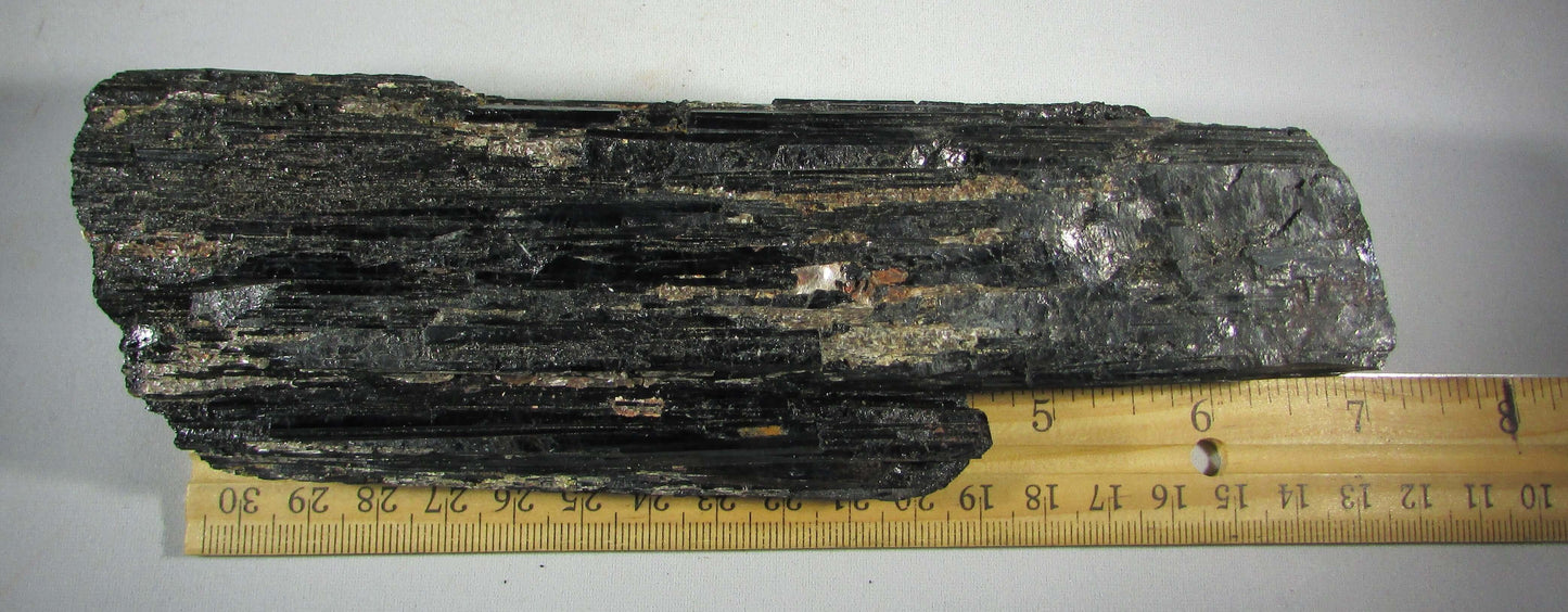 Raw Black Tourmaline Crystals, Rough Tourmaline Stone Brazil