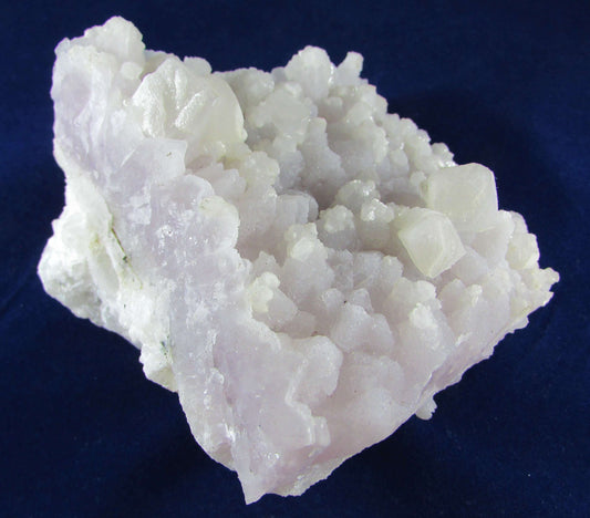 natural amethyst calcite crystal cluster