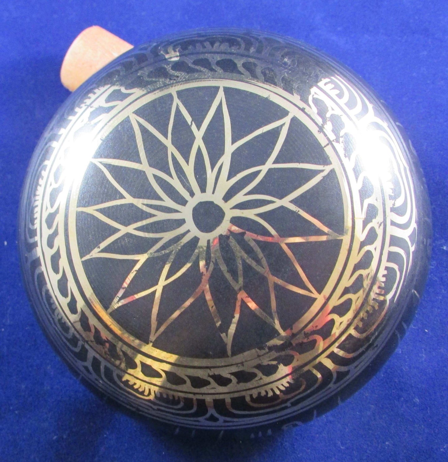 Handcrafted Nepal OM Singing Bowl - Traditional Sound Healing Instrument