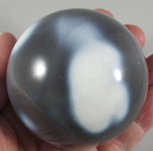 orca agate, polished crystal palmstone, madagascar crystals