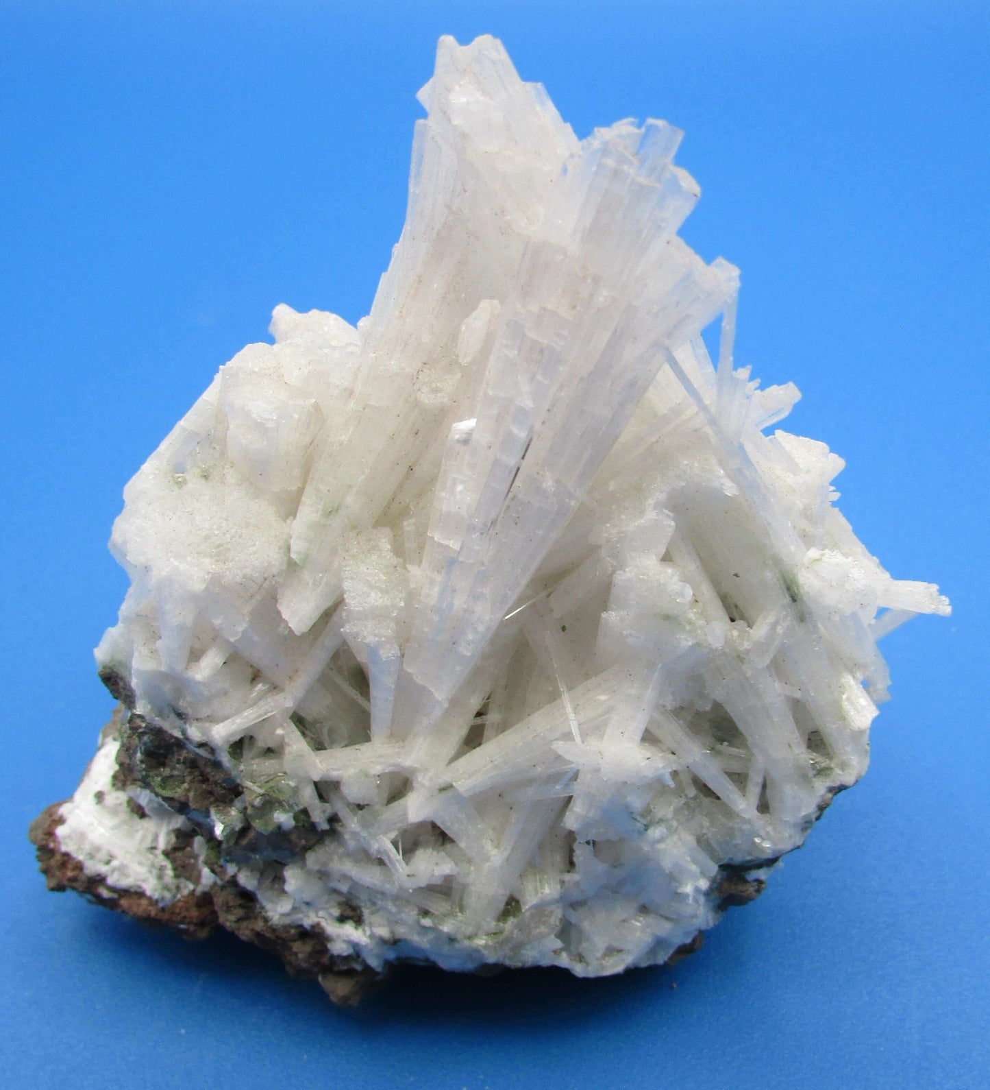 scolecite crystal cluster, natural scolecite, india crystals