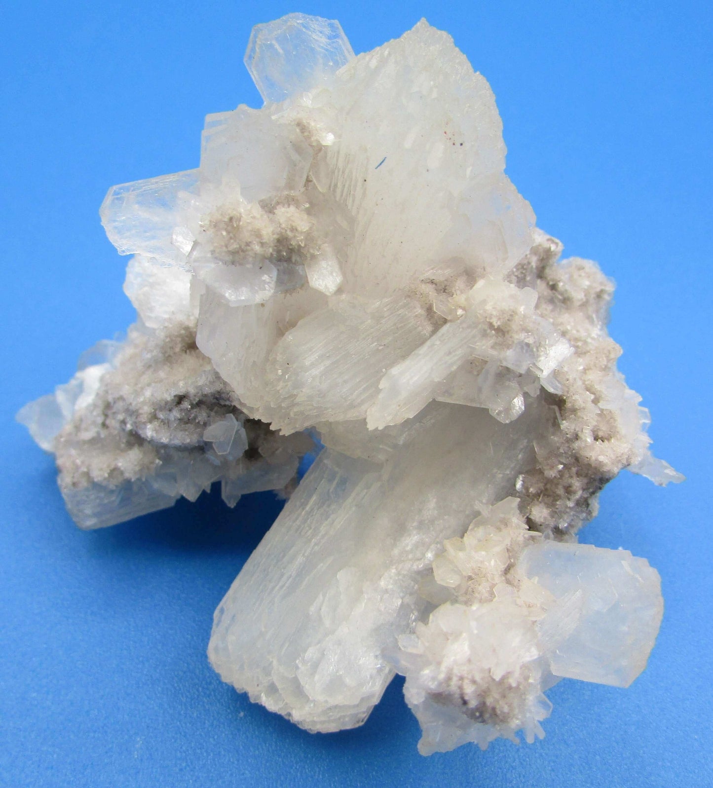 stilbite flower crystal cluster, stibite fan crystals