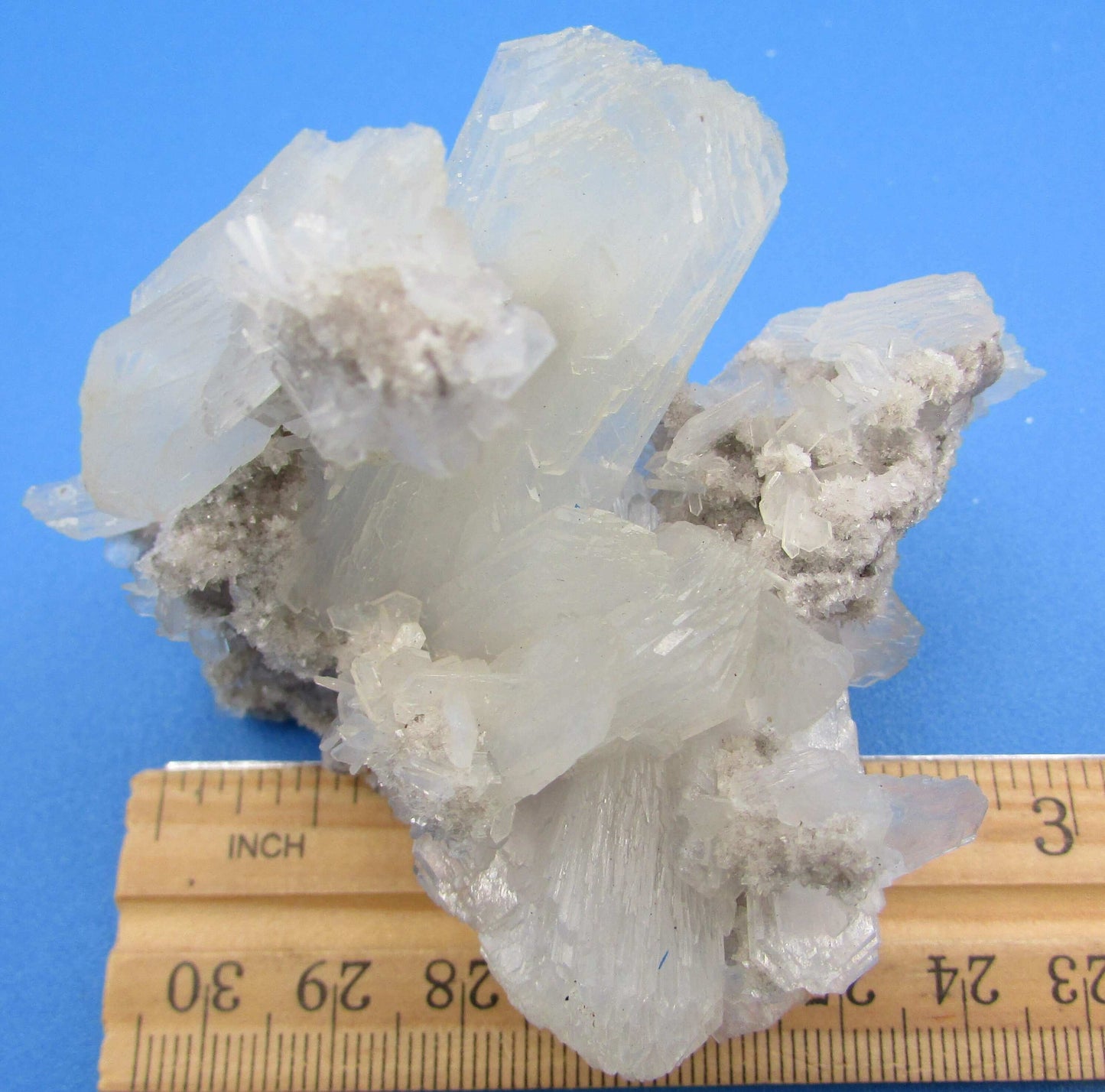 stilbite flower crystal cluster, stibite fan crystals
