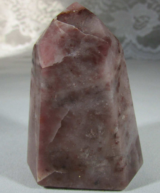 Pink Guava Quartz Obelisk Natural Crystal obelisk brazil crystal
