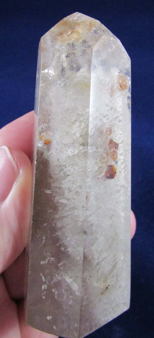 garden quartz crystal pillar, crystal wand, obelisk