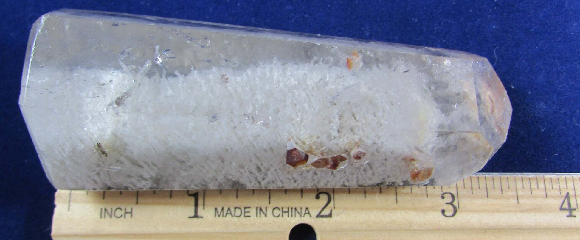 garden quartz crystal pillar, crystal wand, obelisk