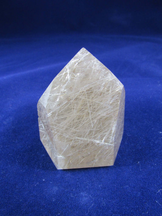 Rutile Quartz obelisk, Rutilated Quartz brazil crystal