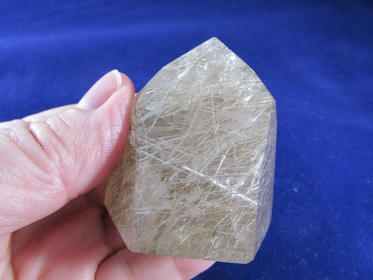 Rutile Quartz obelisk, Rutilated Quartz brazil crystal