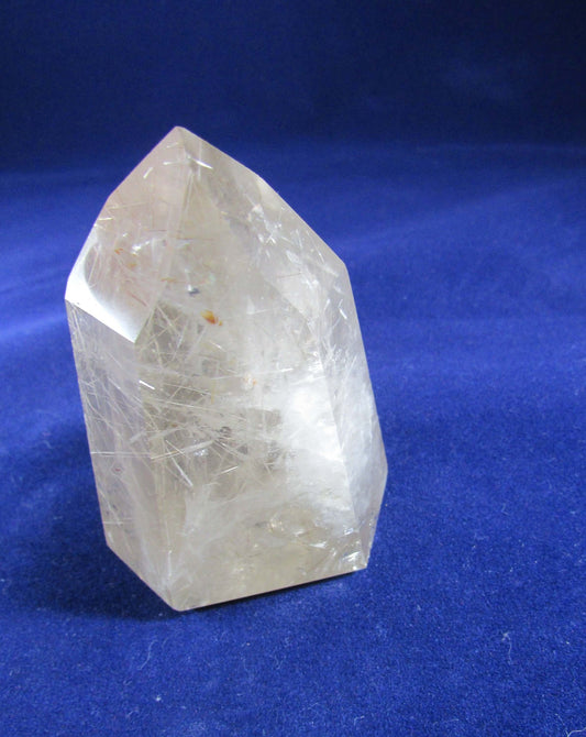Rutile Quartz obelisk, Rutilated Quartz brazil crystal