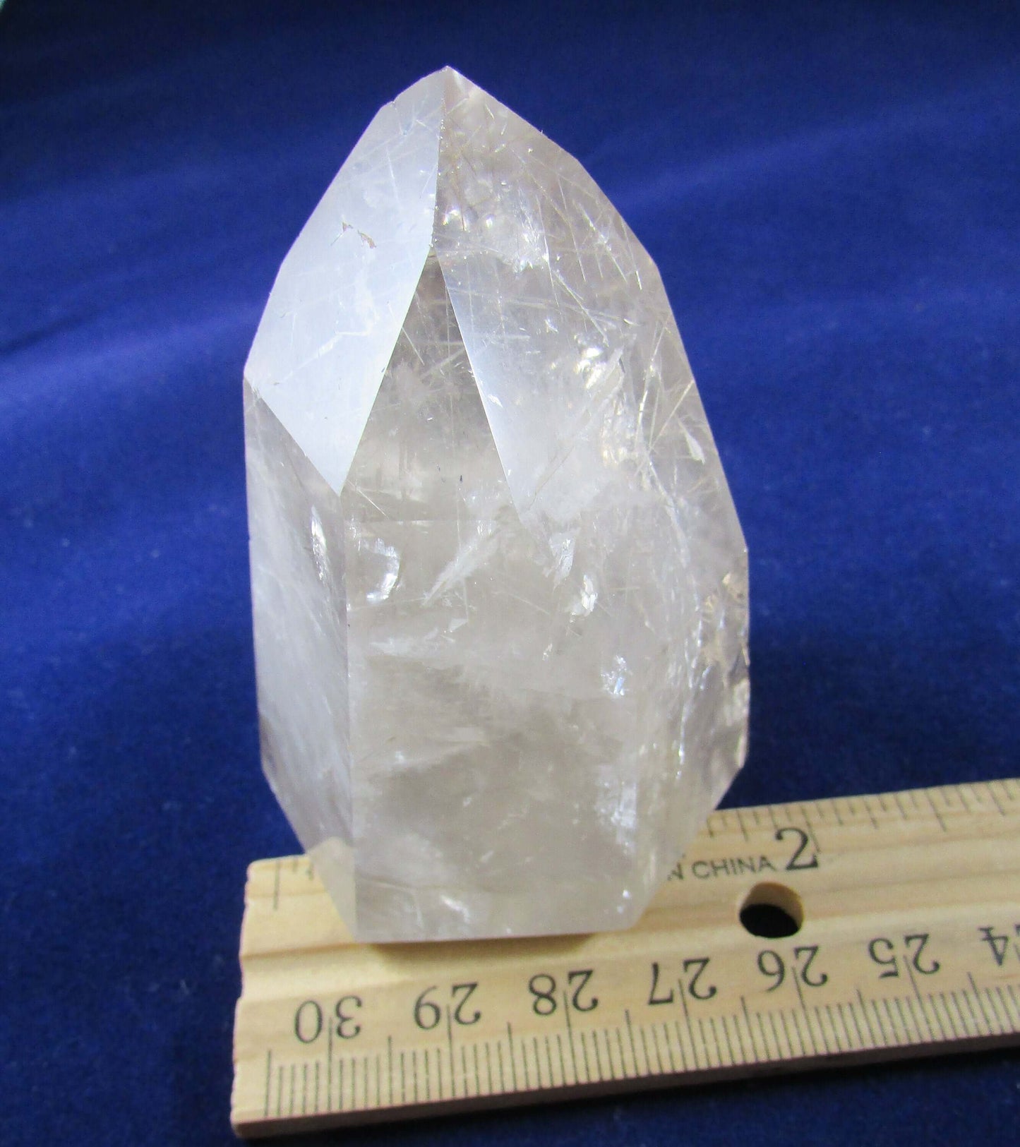 Rutile Quartz obelisk, Rutilated Quartz brazil crystal