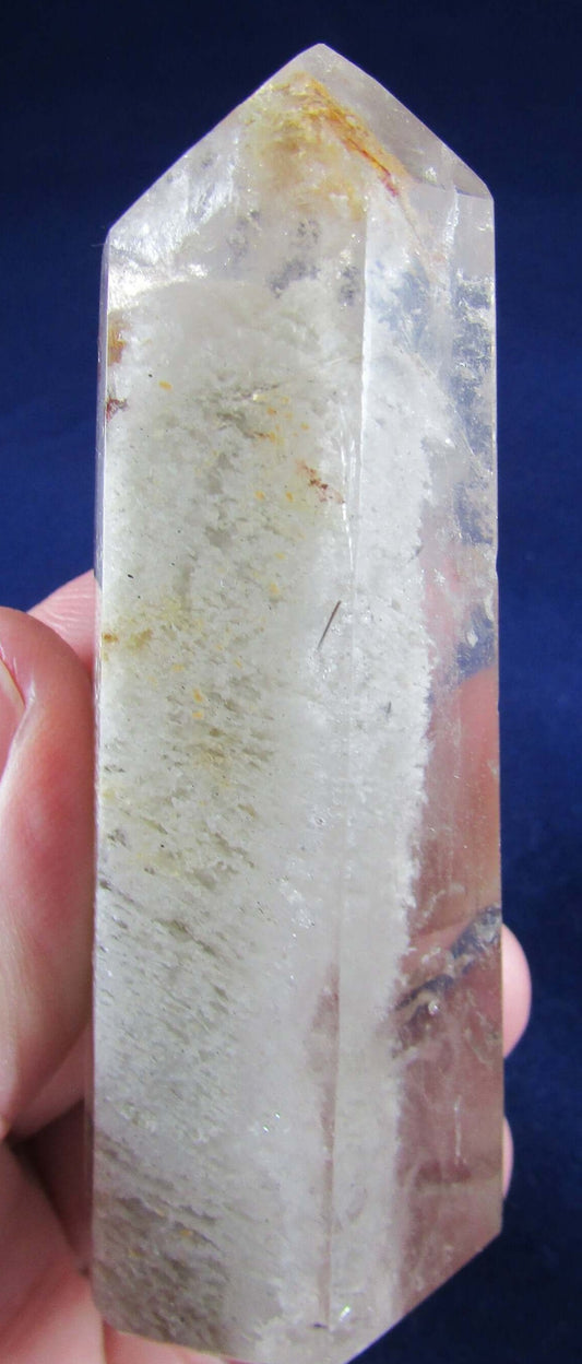 garden quartz crystal pillar, crystal wand, obelisk