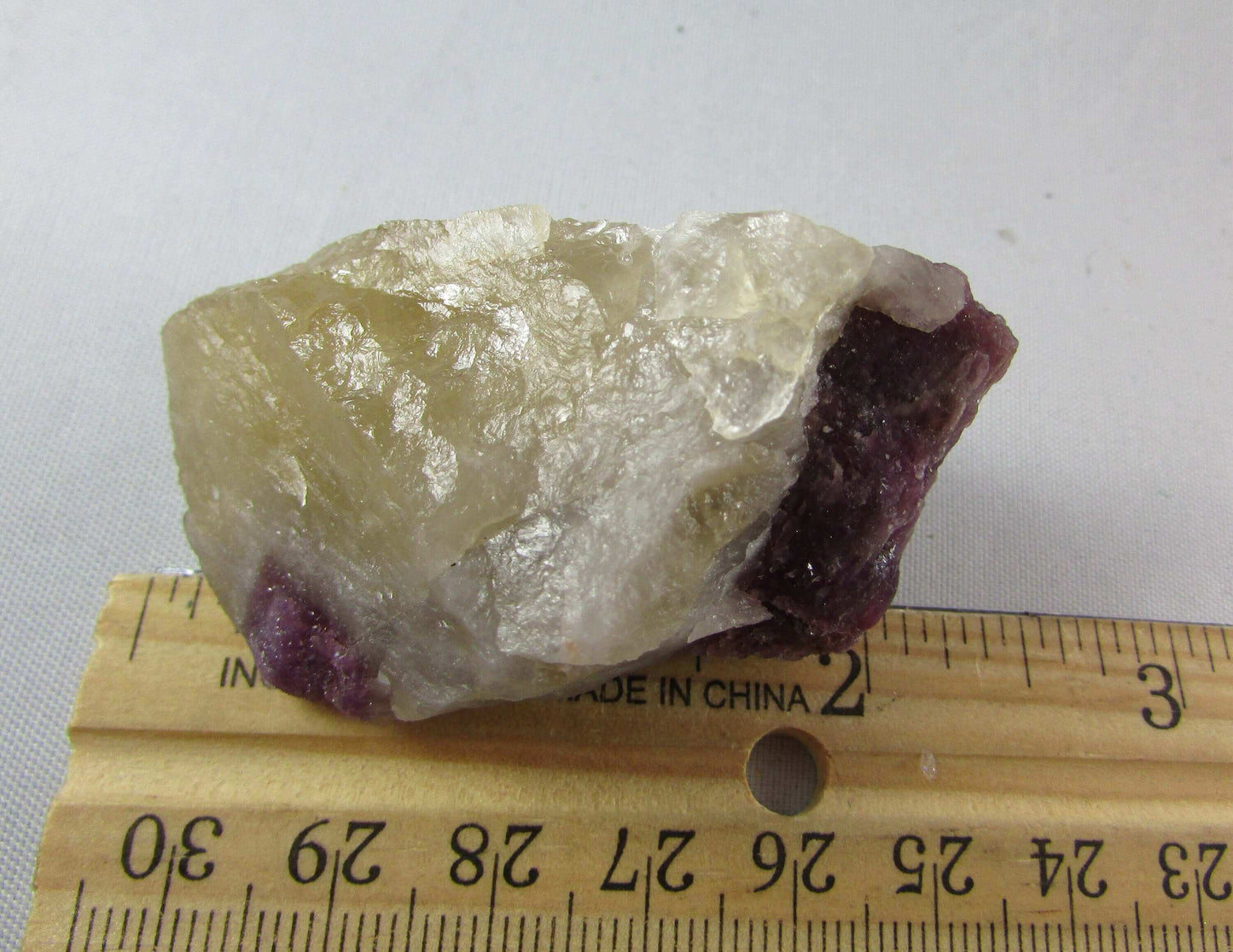 natural red tourmaline smoky citrine brazil mineral