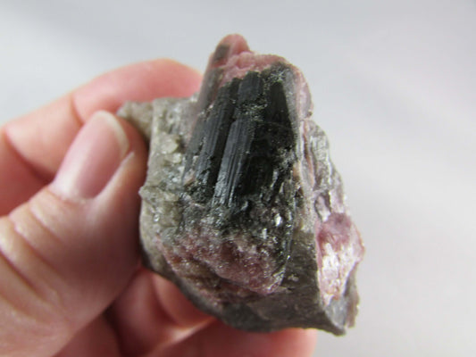 natural red tourmaline smoky citrine brazil mineral