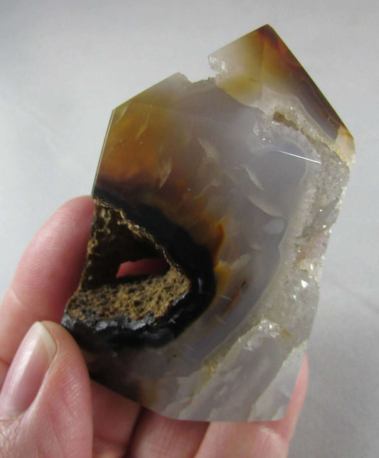 natural raw agate quartz Brail crystals