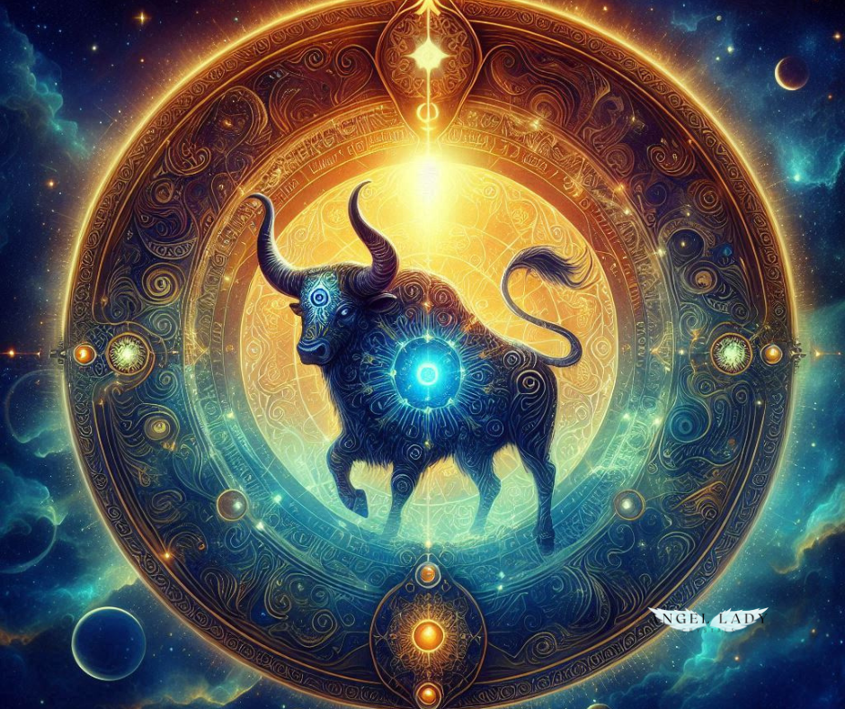 mystical image of taurus