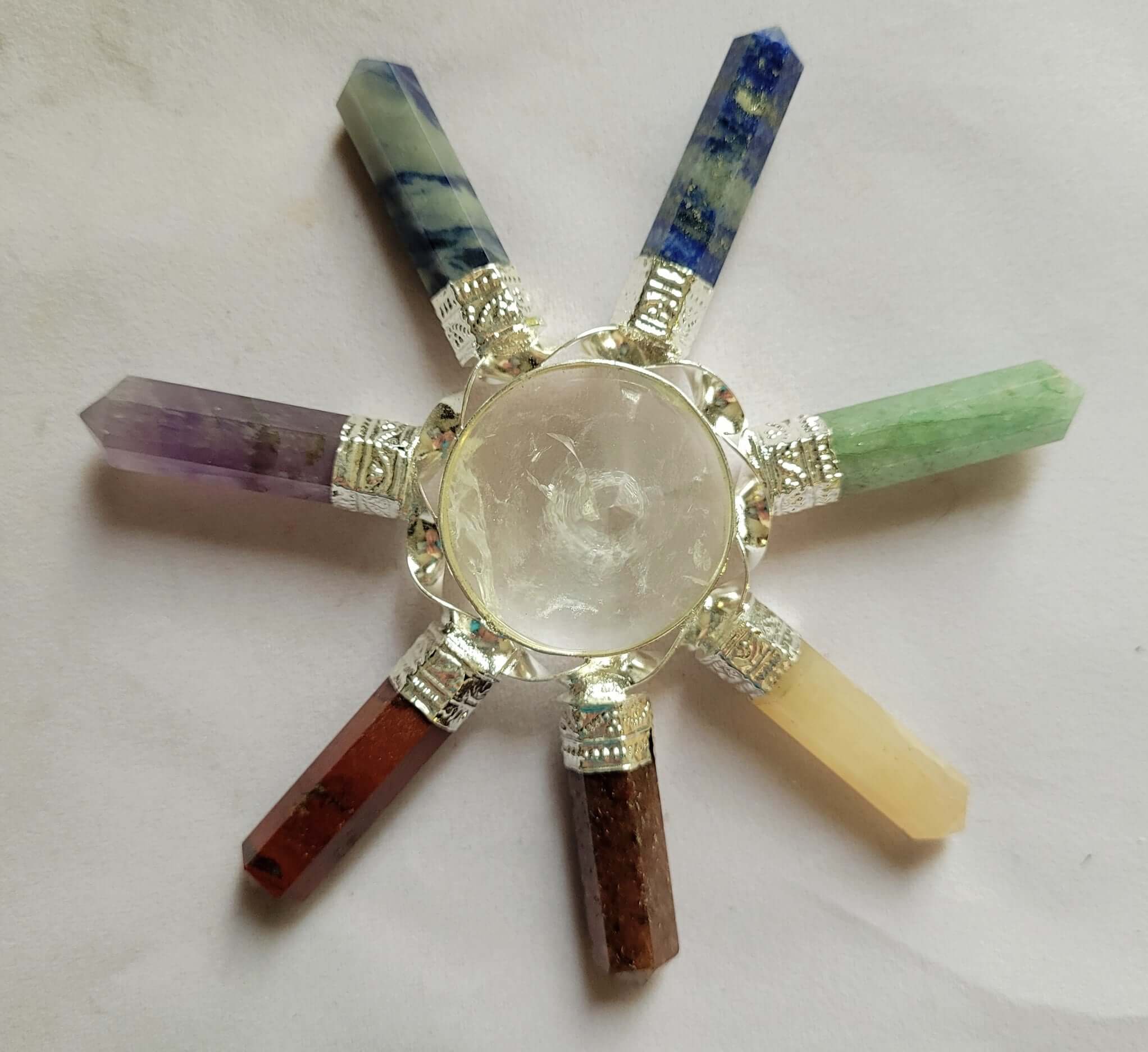 7 Chakra Energy Generator – Master Healer Crystal Tool for Advanced Energy Work & Chakra Alignment