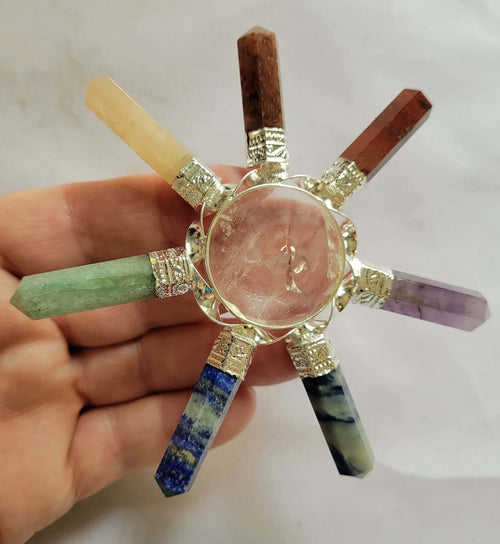 7 Chakra Energy Generator – Master Healer Crystal Tool for Advanced Energy Work & Chakra Alignment