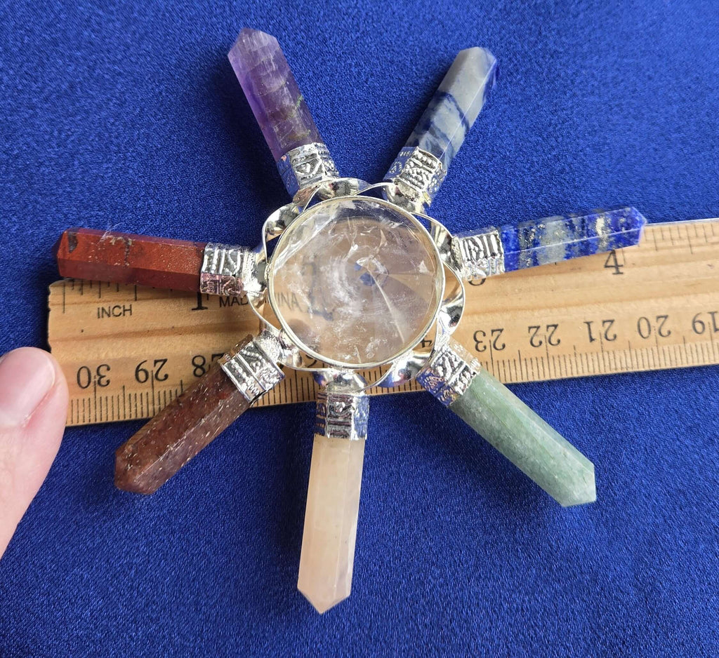 7 Chakra Energy Generator – Master Healer Crystal Tool for Advanced Energy Work & Chakra Alignment