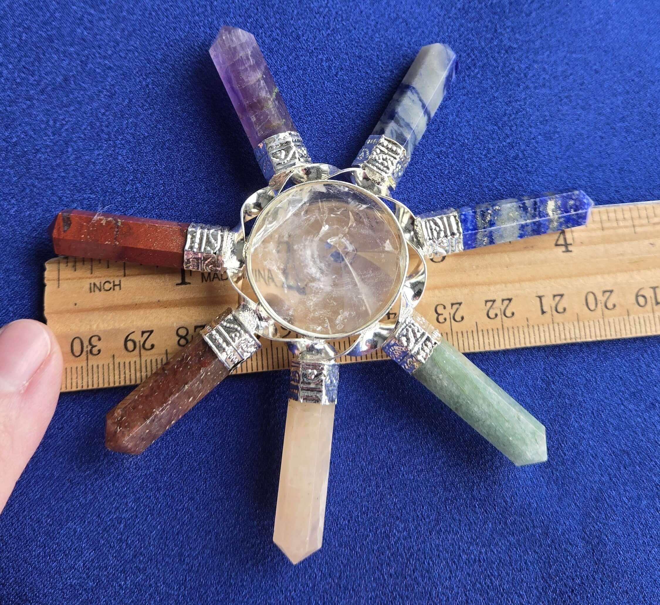 7 Chakra Energy Generator – Master Healer Crystal Tool for Advanced Energy Work & Chakra Alignment
