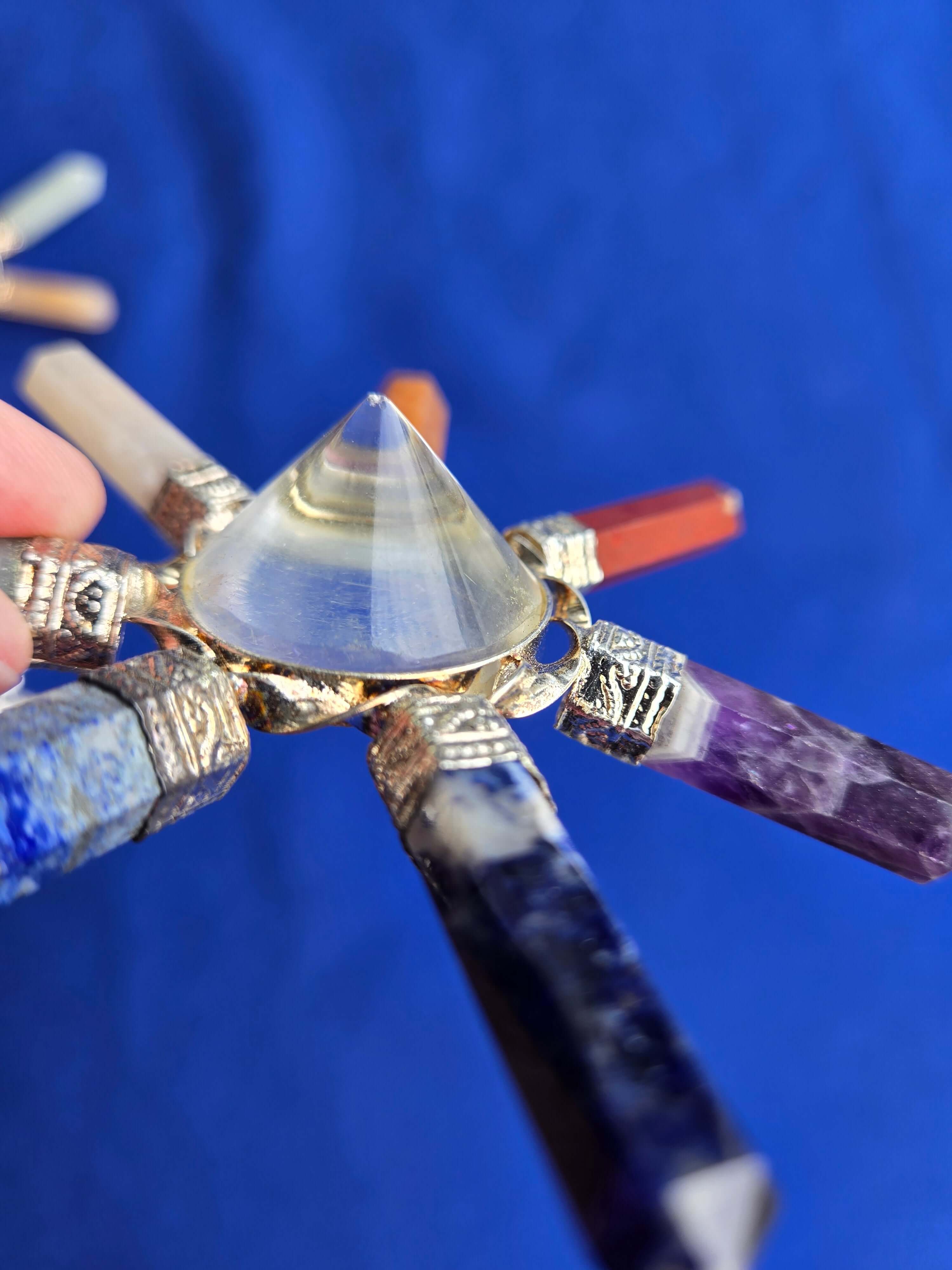 7 Chakra Energy Generator – Master Healer Crystal Tool for Advanced Energy Work & Chakra Alignment
