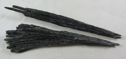 Black Kyanite Set (Witches Broom) - Stone of Conscious Awareness