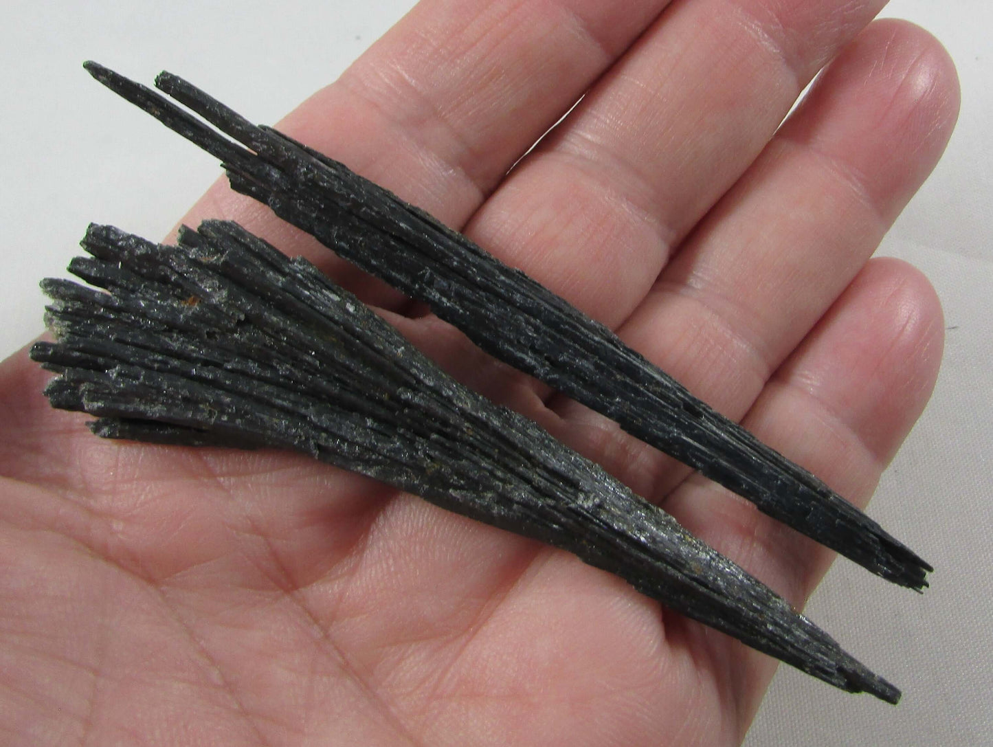 Black Kyanite Set (Witches Broom) - Stone of Conscious Awareness