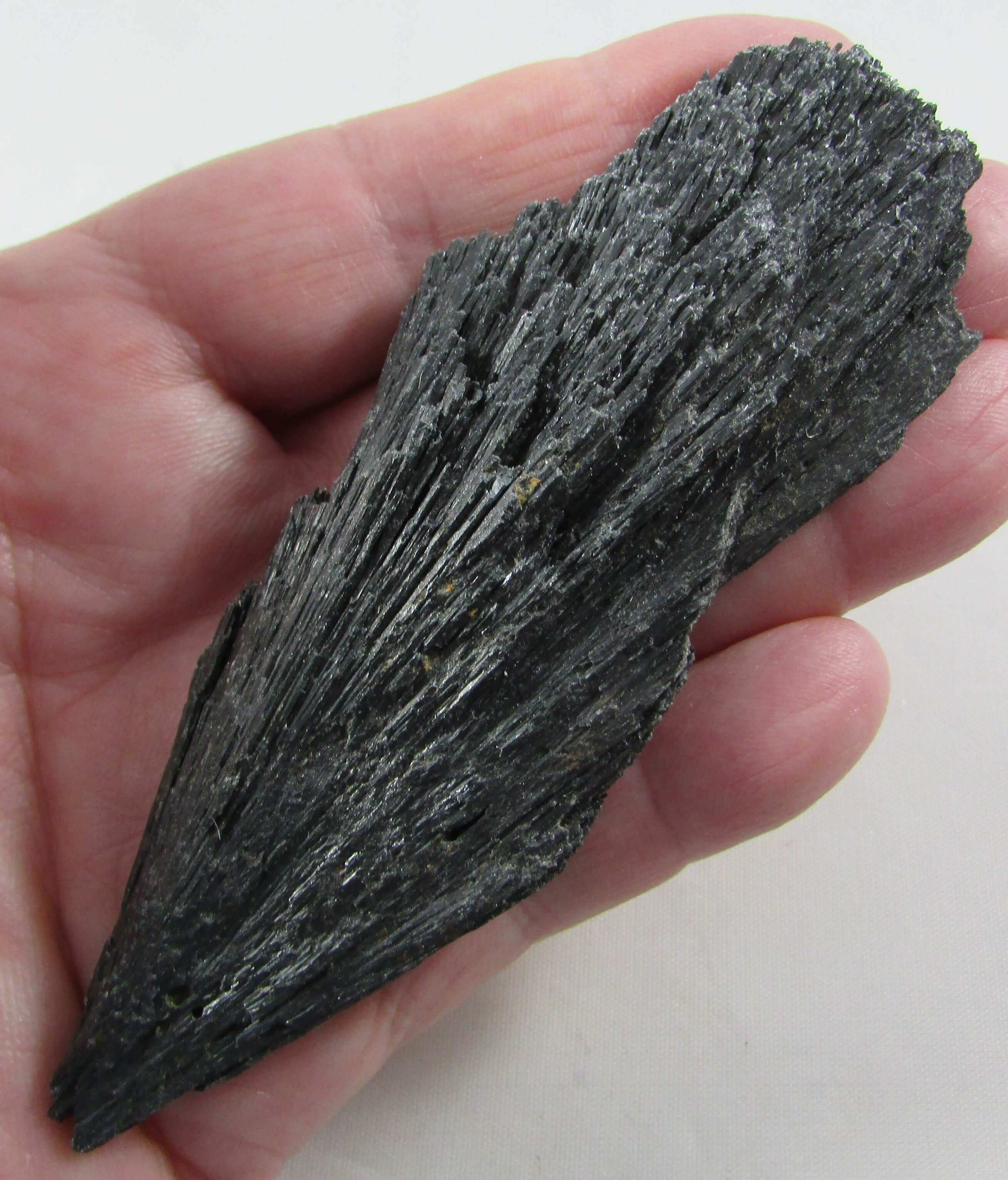 Black Kyanite Fan (Witch’s Broom) – Conscious Awareness, Life‑Purpose Clarity & Master Energy Clearing