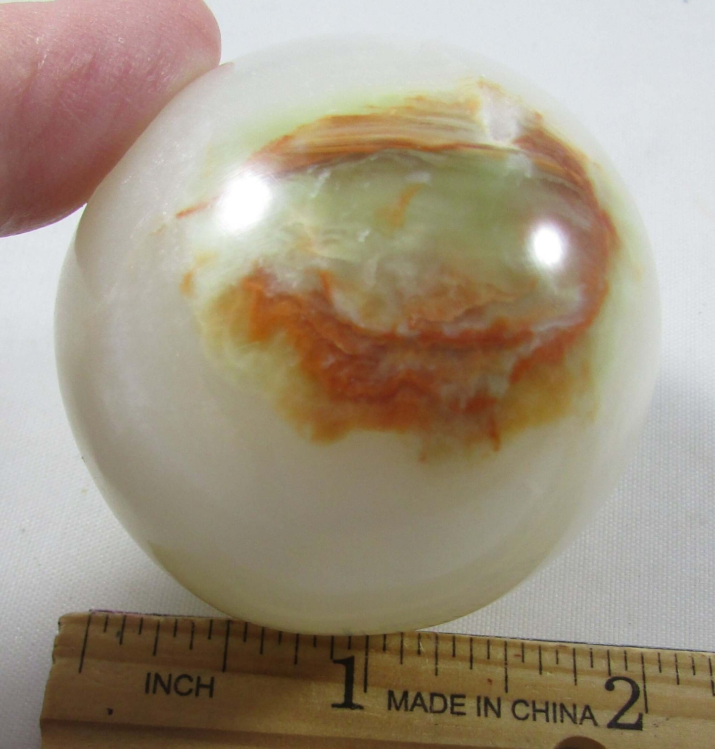 Green Banded Onyx Sphere (ALC7)