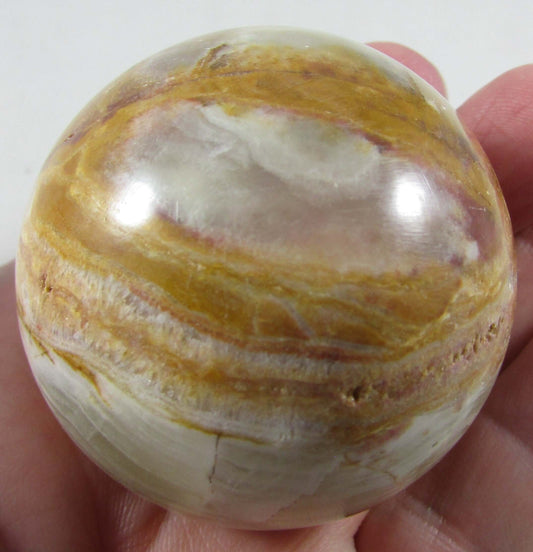 Green Banded Onyx Sphere (ALC22)