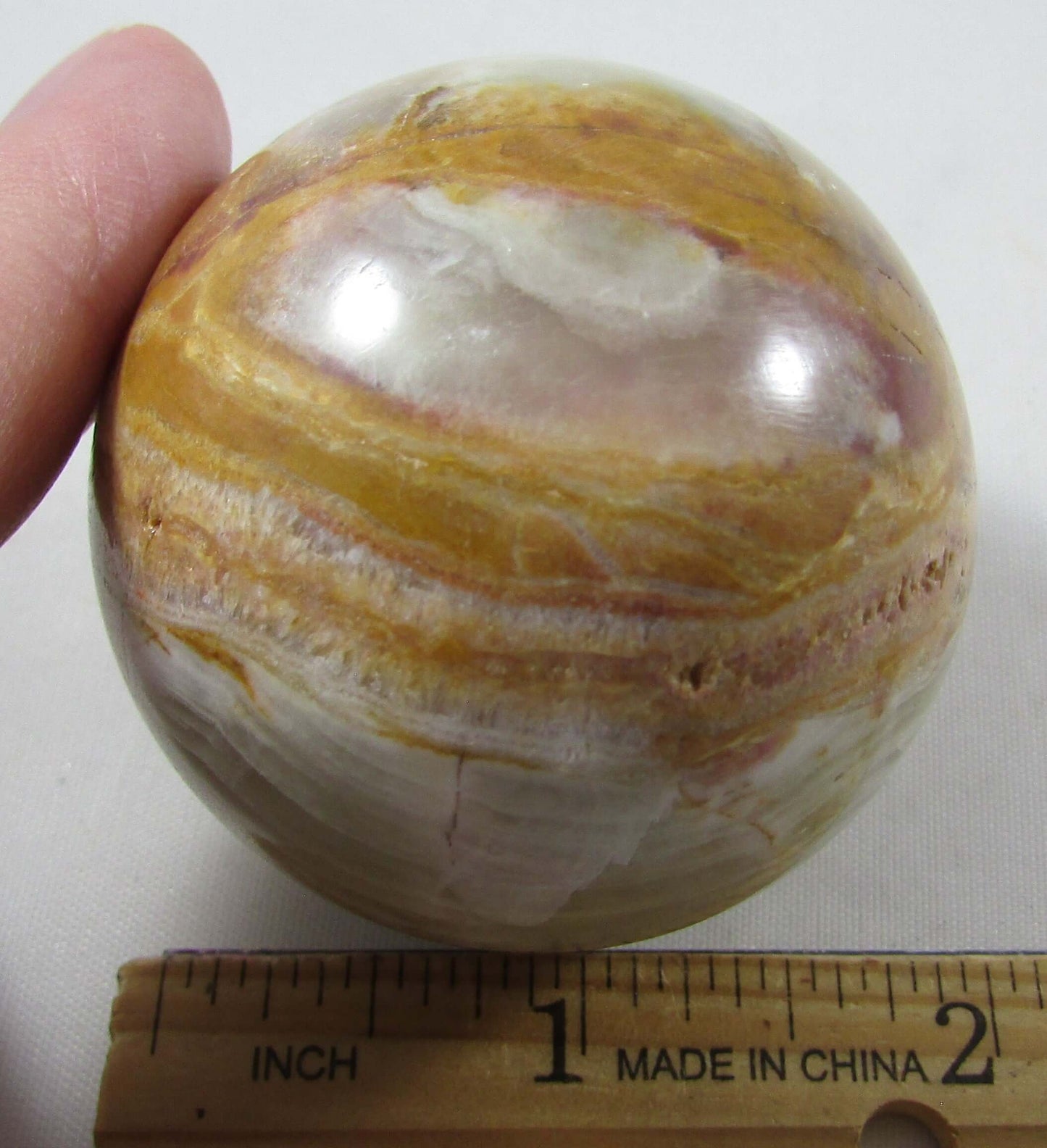 Green Banded Onyx Sphere (ALC22)