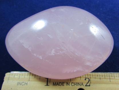 Polished Rose Quartz Crystal palmstone brazil crystal