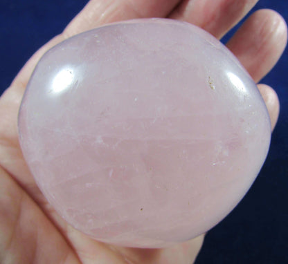 Polished Rose Quartz Crystal palmstone brazil crystal