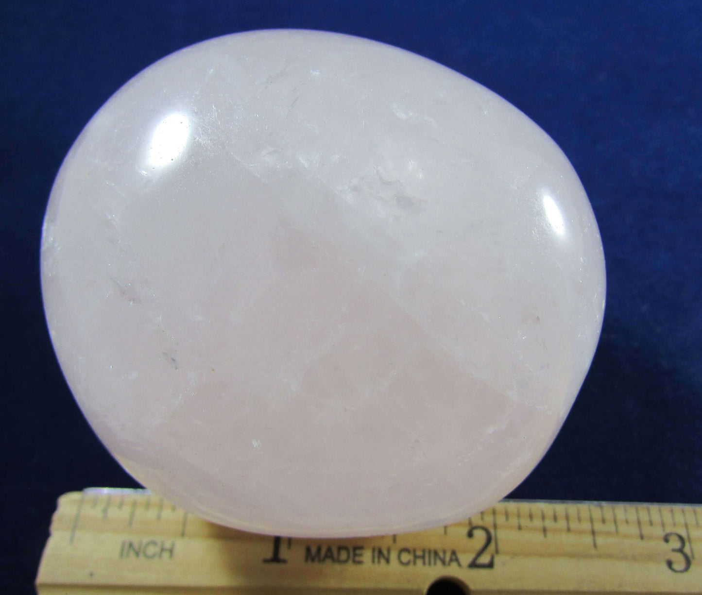 Polished Rose Quartz Crystal palmstone brazil crystal