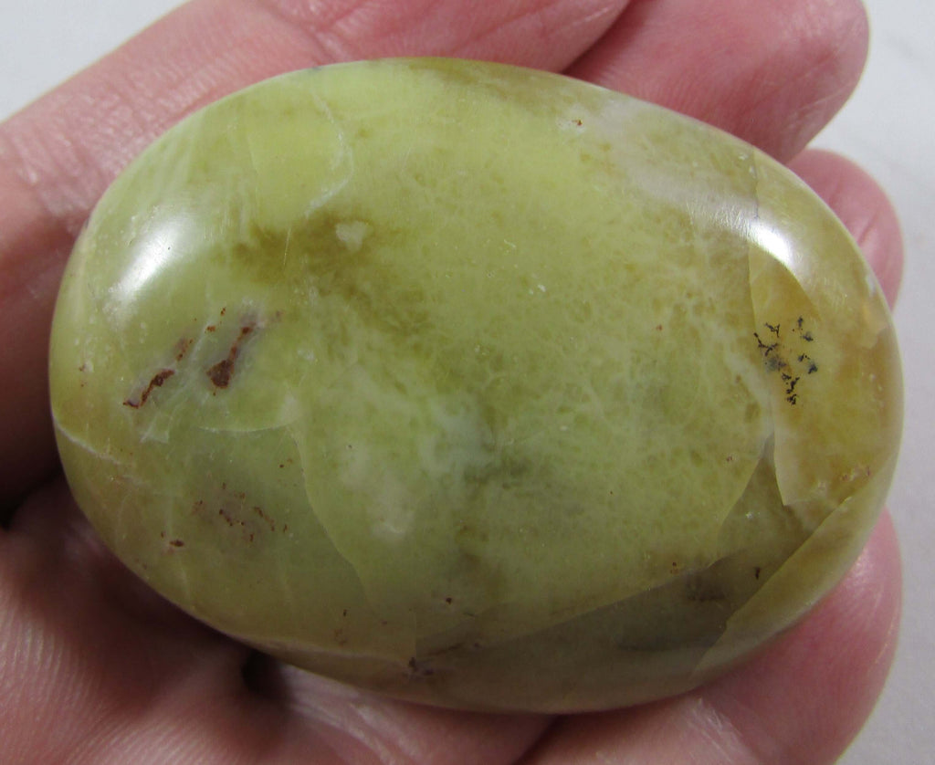 Green Opal Palmstone – Harmony, Heart Healing & Abundance Awakening
