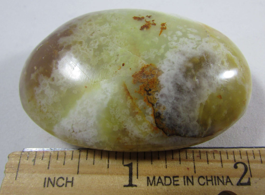 Green Opal Palmstone – Harmony, Heart Healing & Abundance Awakening