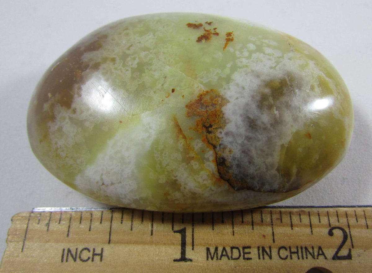 Green Opal Palmstone – Harmony, Heart Healing & Abundance Awakening