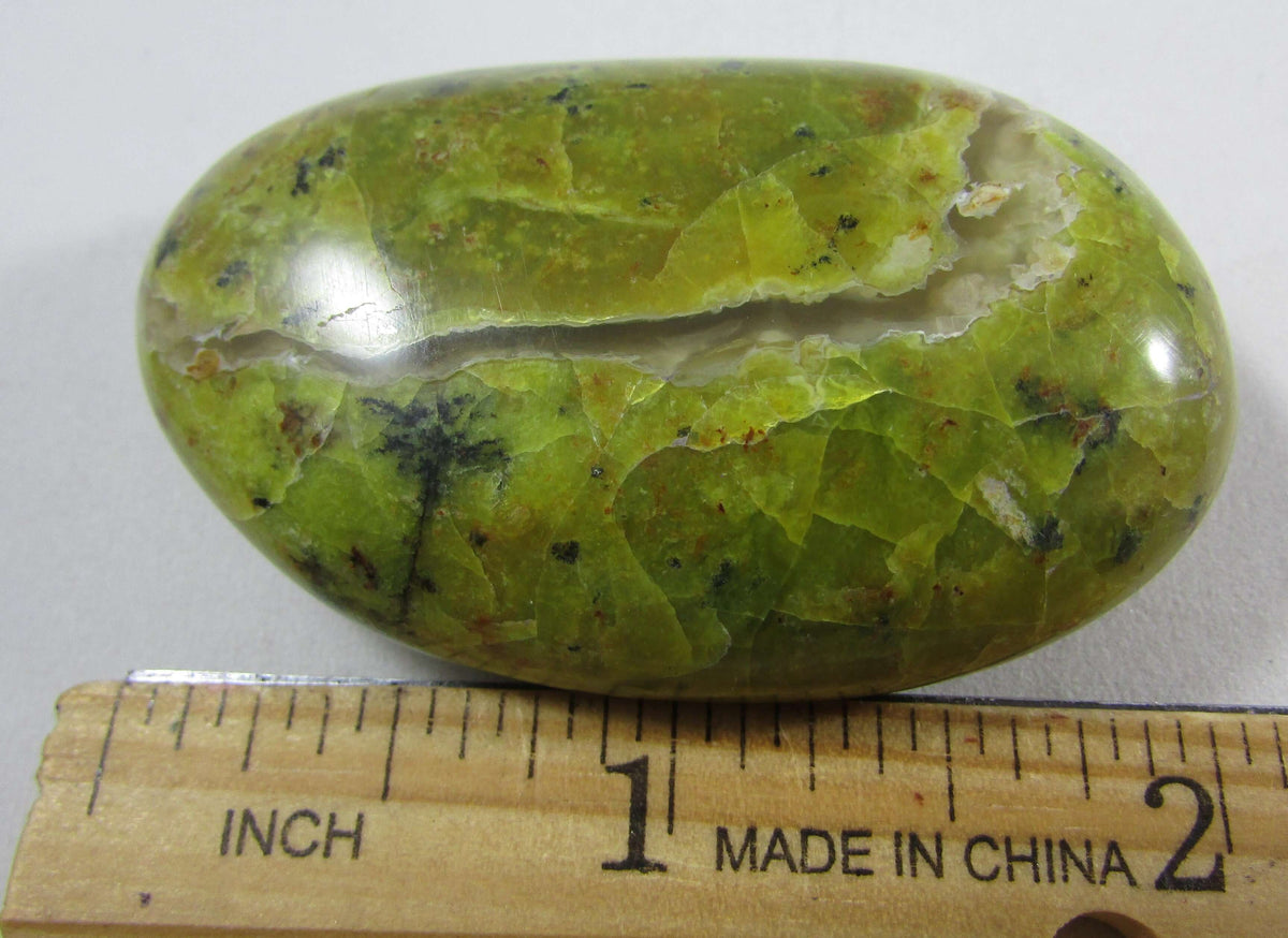 Green Opal Palmstone – Harmony, Heart Healing & Abundance Awakening