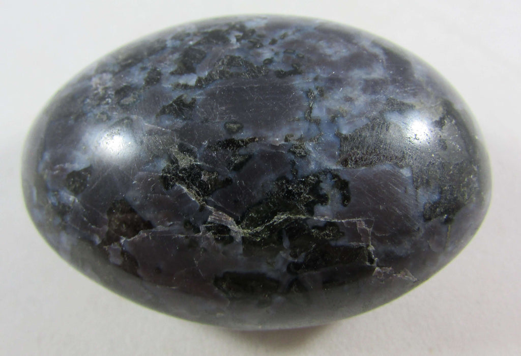 Mystic Merlinite Palmstone (Indigo Gabbro) – Wise Soul, Psychic Expansion & Shadow Harmony