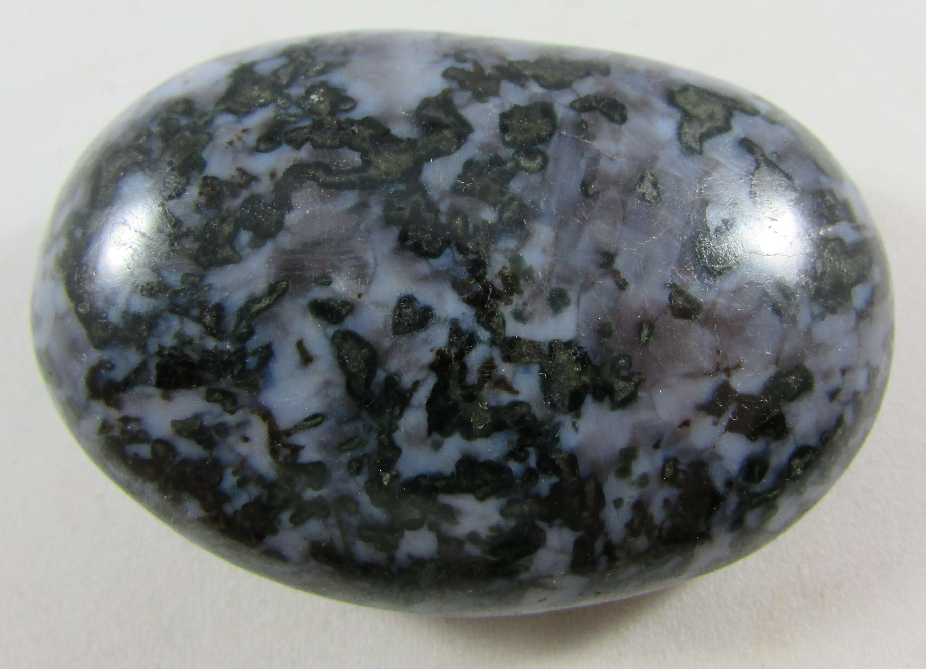 Mystic Merlinite Palmstone (Indigo Gabbro) – Wise Soul, Psychic Expansion & Shadow Harmony