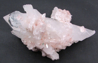 Natural Pink Lithium Quartz Crystal Cluster, lithium specimen ethically sourced from Columbia