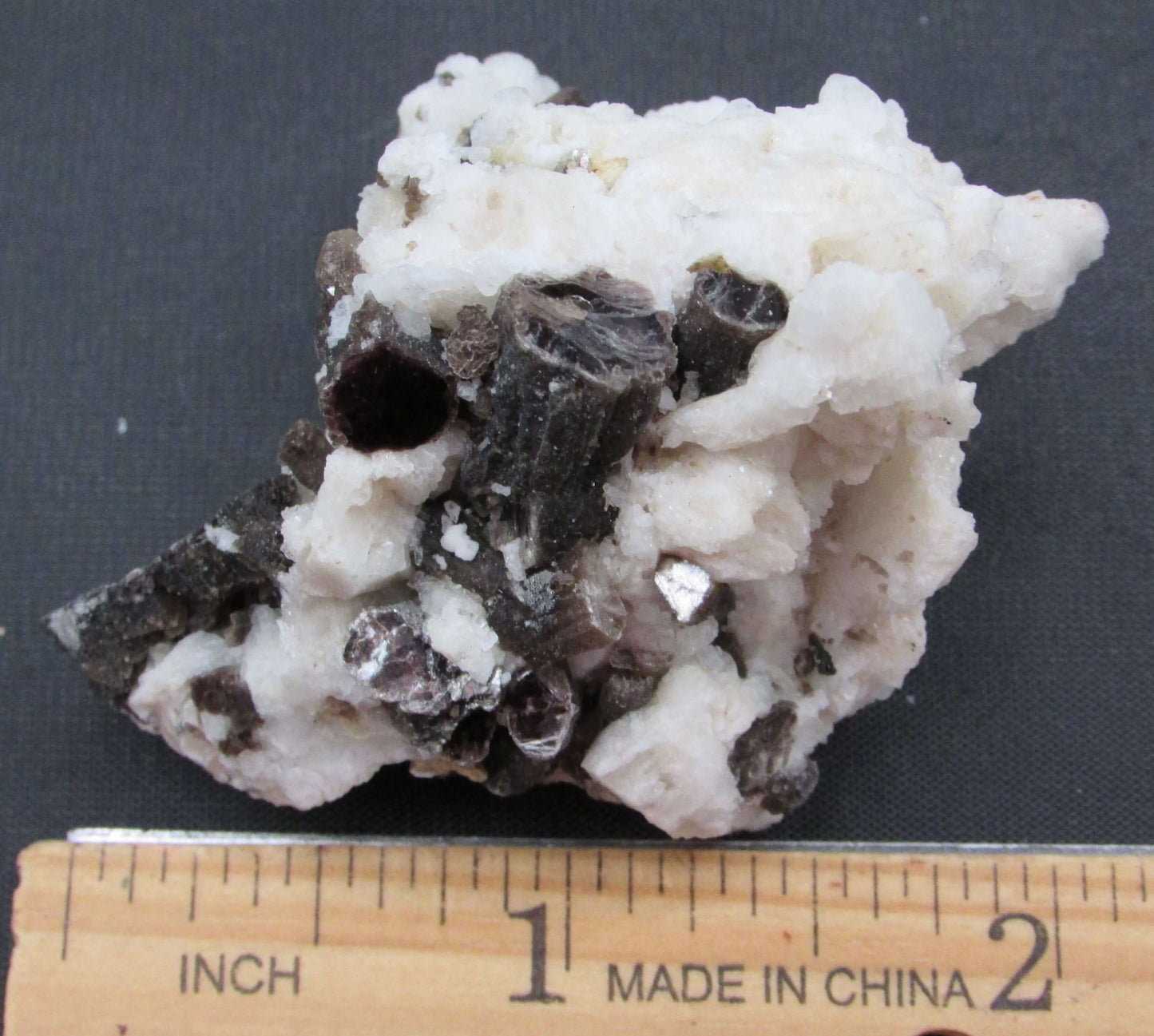 Black Tourmaline Mica Crystal (BLM4)