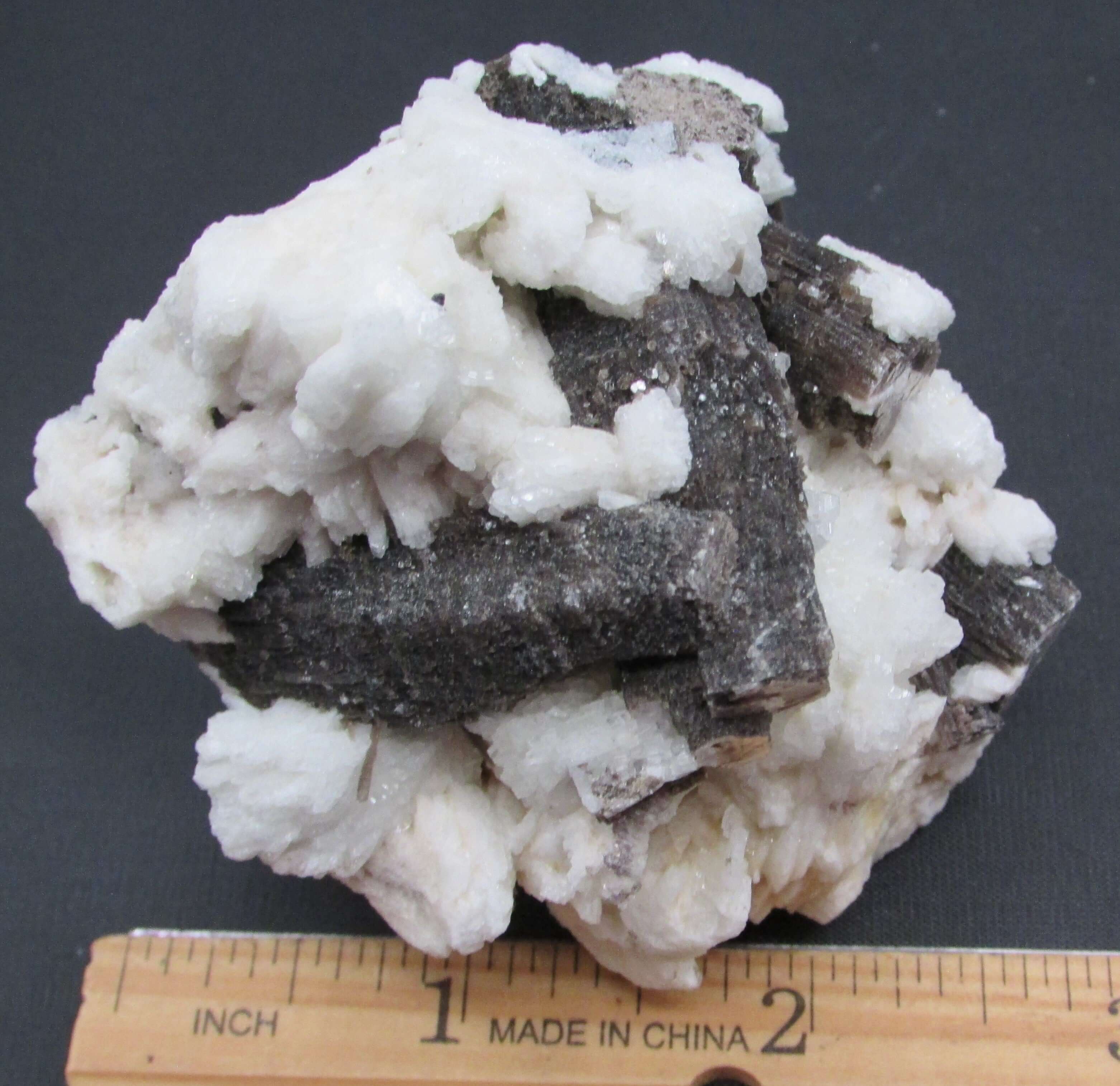 Black Tourmaline & Mica in Quartz Matrix – Protection, Inner Wisdom & Journeying Within